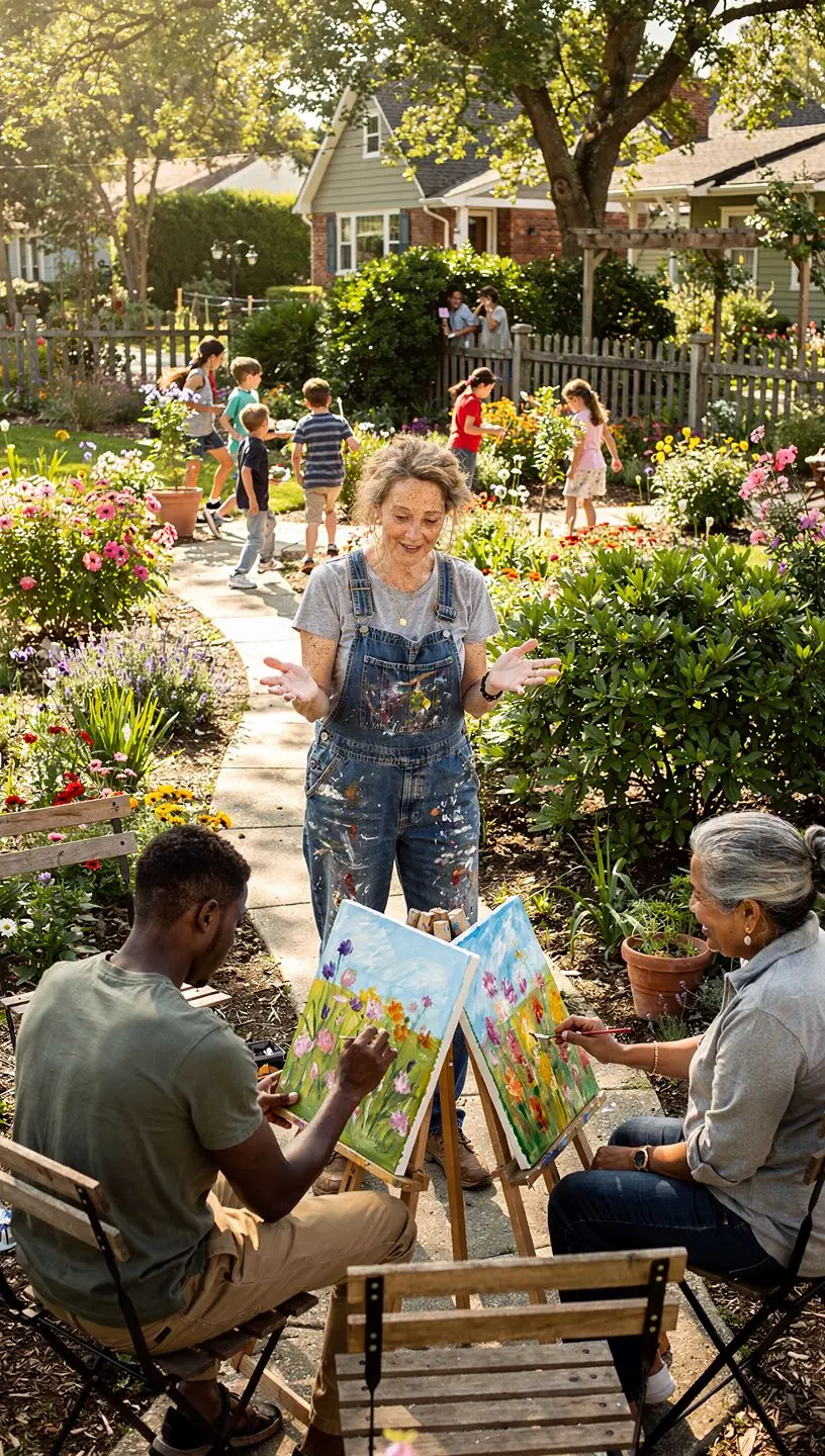 Local arts and crafts events fostering community connections