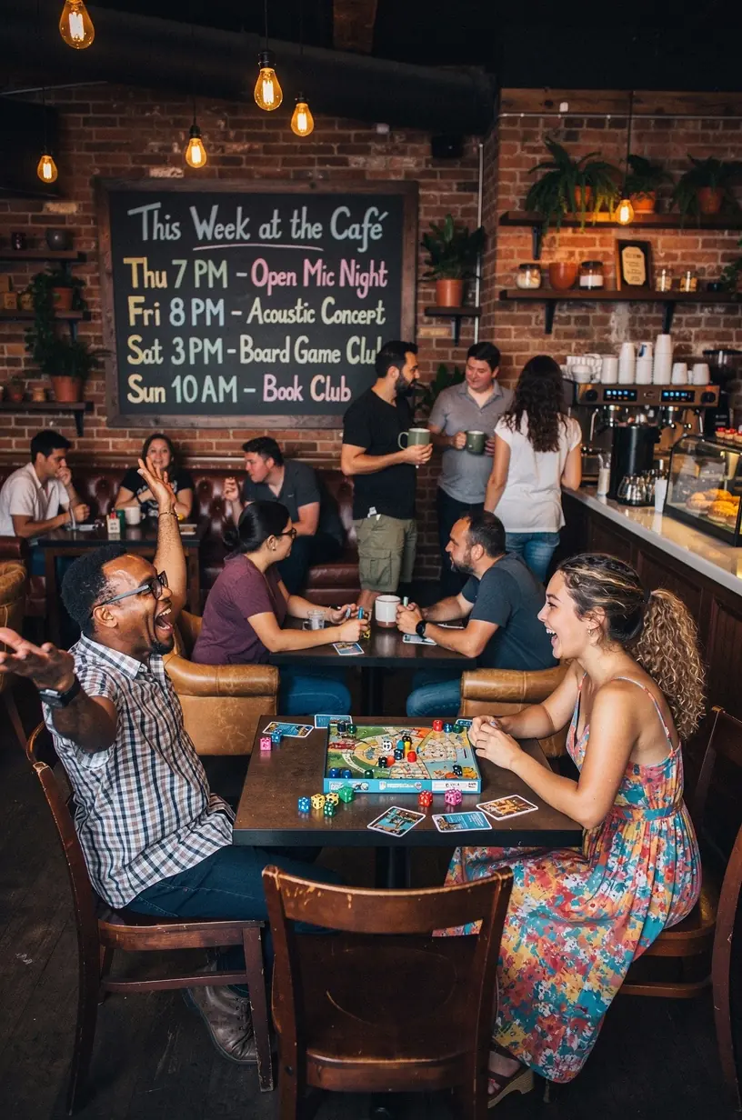 Guide to organizing a local game night event.